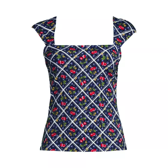Women's Plus Size Square Neck Underwire Tankini Top - primary