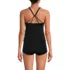 Women's Tugless High Neck Strappy Back Tankini Top, Back