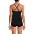 Women's Tugless High Neck Strappy Back Tankini Top 22.5", Back