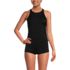 Women's Tugless High Neck Strappy Back Tankini Top 22.5", Front