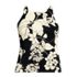 Women's Mastectomy Tugless High Neck Strappy Back Tankini Top 22.5", Front