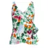 Women's Plus Size Side Tie Tankini Top, Front