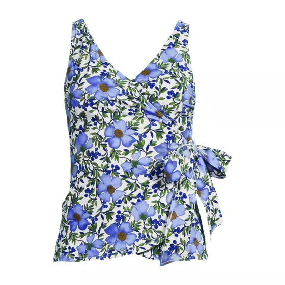 Women's Side Tie Tankini Top - primary