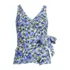 Women's Side Tie Tankini Top, Front