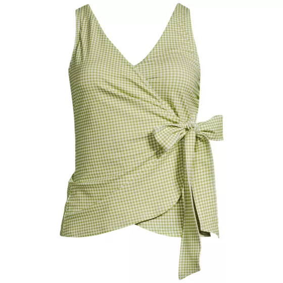 Women's Side Tie Tankini Top - primary