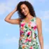 Women's Petite Side Tie Tankini Top, alternative image