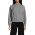 Women's CashTouch Drop Shoulder Mock Neck Sweater, Front