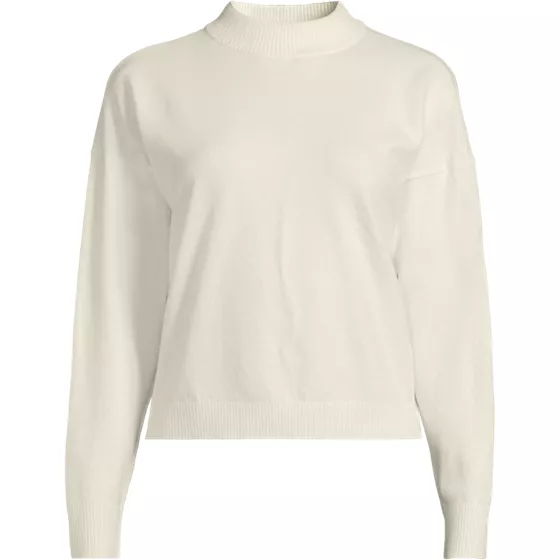 Women's CashTouch Drop Shoulder Mock Neck Sweater - primary