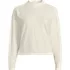 Women's CashTouch Drop Shoulder Mock Neck Sweater, Front