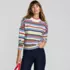 Women's CashTouch Drop Shoulder Mock Neck Sweater, alternative image