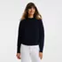 Women's CashTouch Drop Shoulder Mock Neck Sweater, Front