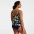 Women's Plus Size Side Tie Tankini Top, Back