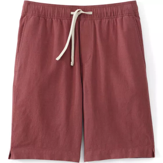 Men's 9" Linen Blend Pull On Deck Short - primary