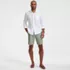 Men's 9" Classic Fit Linen Blend Deck Short, alternative image