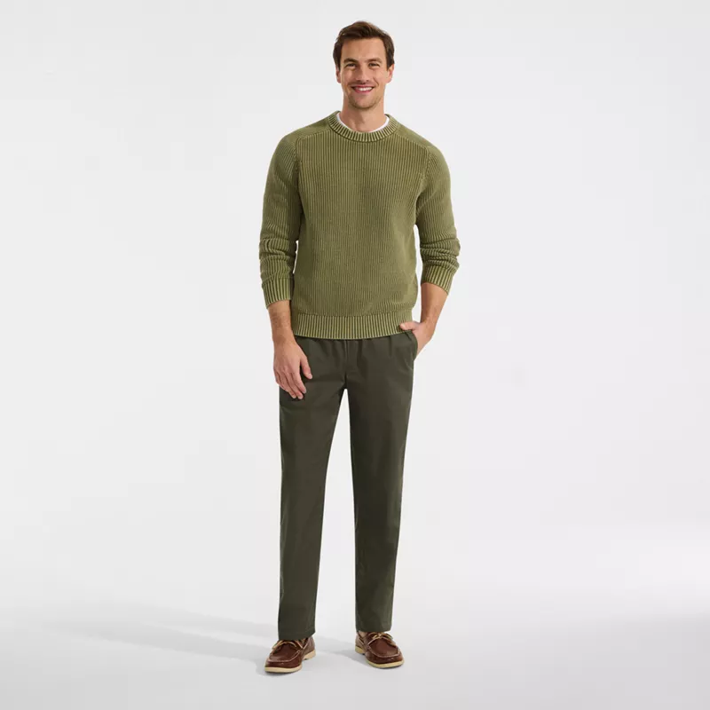 Men's Lightweight Twill Pull On Deck Pant, alternative image