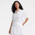 Women's Poplin Eyelet Button Front Shirt, alternative image