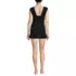Women's NEW Smoothing Square Neck Ruched Swim Dress Swimsuit, Back
