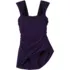 Women's NEW Smoothing Square Neck Ruched Swim Dress Swimsuit, alternative image