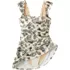 Women's NEW Smoothing Square Neck Ruched Swim Dress Swimsuit, alternative image