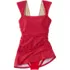 Women's Smoothing Square Neck Ruched Swim Dress Swimsuit, alternative image