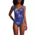 Women's SlenderSuit Grecian Adjustable Low Leg One Piece, Front
