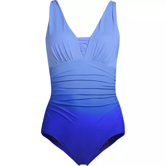 Women's New SlenderSuit Grecian Adjustable Low Leg One Piece - primary