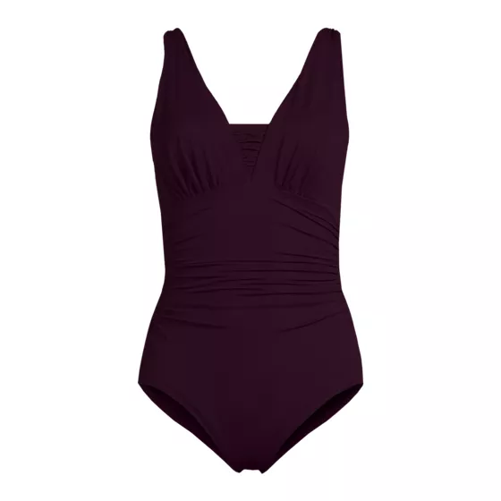 Women's Mastectomy New SlenderSuit Grecian Adjustable Low Leg One Piece - primary