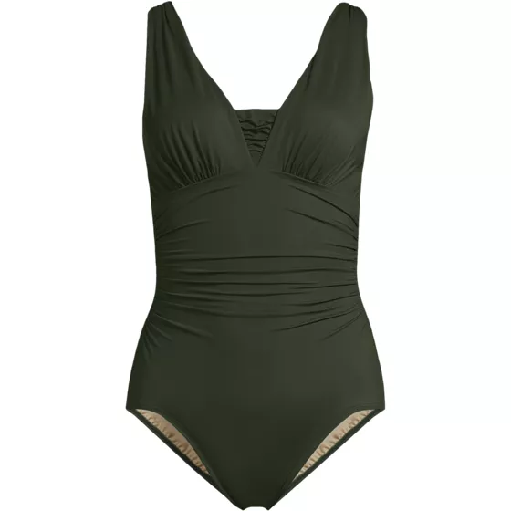 Women's New SlenderSuit Grecian Adjustable Low Leg One Piece - primary
