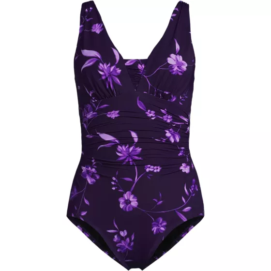 Women's Mastectomy New SlenderSuit Grecian Adjustable Low Leg One Piece - primary