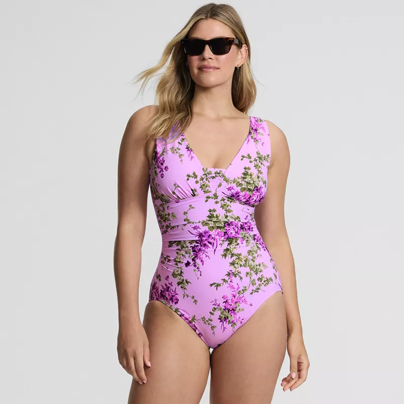 Women's New SlenderSuit Grecian Adjustable Low Leg One Piece, alternative image