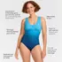 Women's New SlenderSuit Grecian Adjustable Low Leg One Piece, alternative image