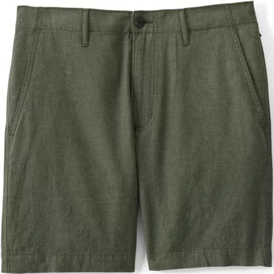Men's 7" Classic Fit Linen Cotton Short - primary