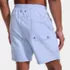 Mens 7" Seersucker Volley with Hydroliner Swim Trunk, Back