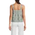 Women's Poplin Square Neck Sleeveless Shell, Back