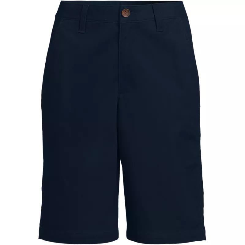 Women's Chino Fixed Waistband 12" Shorts, Front