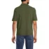 Men's Tall Short Sleeve Cotton Linen Polo, Back