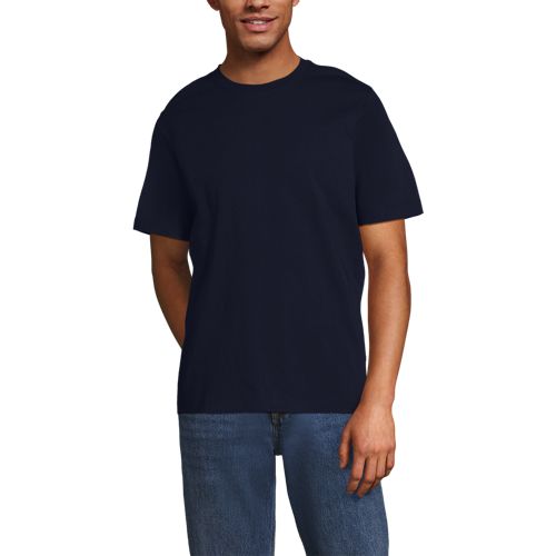  Lands' End Kurzärmelige Rundhalsshirts Im 3er-set, Herren, Größe:44-46 Regular, Sonstige, Baumwolle, By Lands' End 