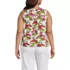 Women's Plus Size Linen Blend Smocked Flowy Tank, Back