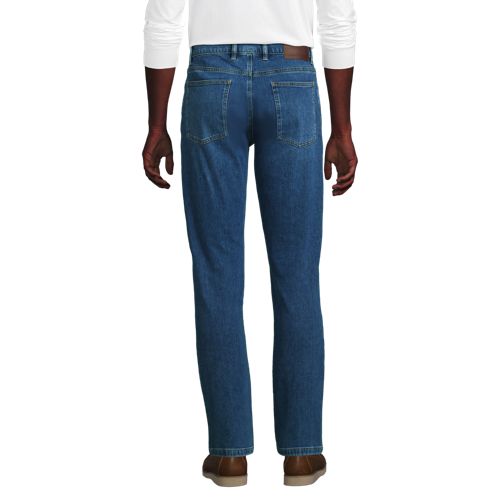  Lands' End Stretch-denim Jeans Straight Fit, Herren, Größe:46 81 Regular, Blau, Baumwolle/baumwoll-mischung, By Lands' End 