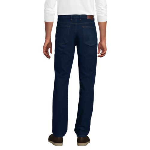  Lands' End Stretch-denim Jeans Straight Fit, Herren, Größe:46 81 Regular, Blau, Baumwolle/baumwoll-mischung, By Lands' End 