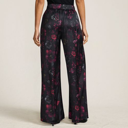  Lands' End Fließende Palazzohose, Damen, Größe:36 Regular, Rot, Polyester, By Lands' End 