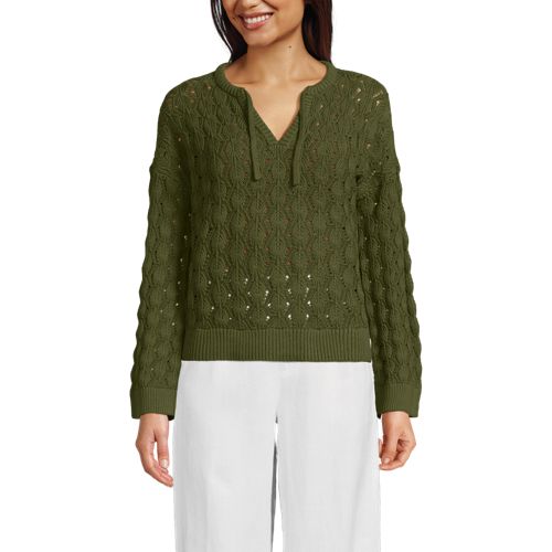 Women's Drifter Tie Notch Neck Sweater - image 5