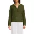 Women's Drifter Tie Notch Neck Sweater, Front
