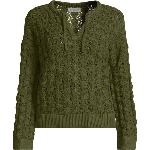 Women's Drifter Tie Notch Neck Sweater - image 4