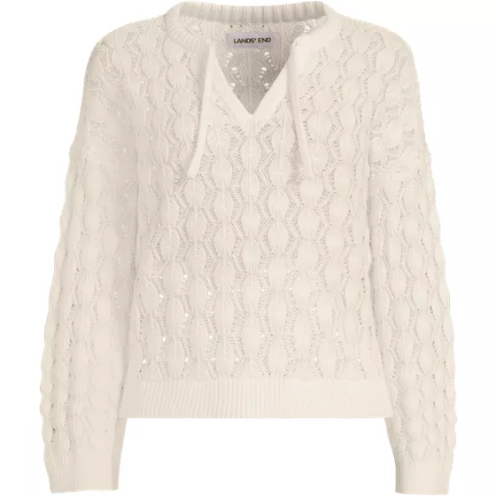 Women's Drifter Tie Notch Neck Sweater - primary