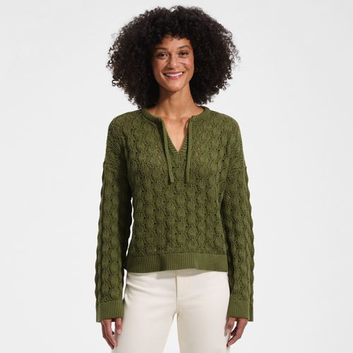 Women's Drifter Tie Notch Neck Sweater - image 3