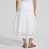 Women's Voile Eyelet Maxi Skirt, Back