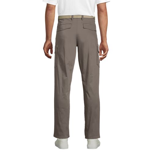  Lands' End Cargohose Mit Gürtel, Herren, Größe:46 76 Regular, Braun, Baumwolle/baumwoll-mischung, By Lands' End 