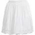 Women's Poplin Eyelet Mini Skirt, Front