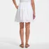 Women's Poplin Eyelet Mini Skirt, Back